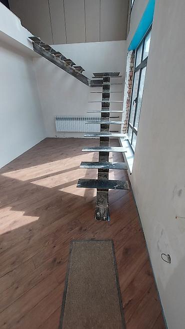 Обшивка лестниц: Лестницага заказ алабыз. Материал: кара жыгач, дуб, шпон, сосна — 2