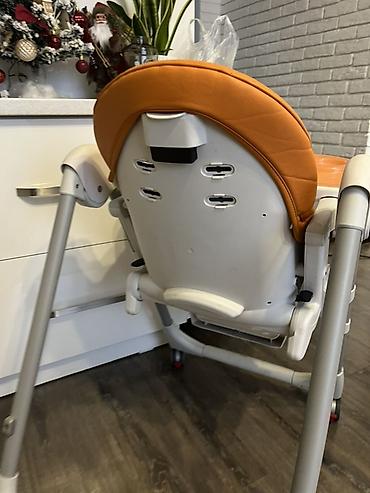 Стульчики для кормления: Стульчик для кормления, Peg perego, Пластик, Другой вид, цвет - Оранжевый — 6