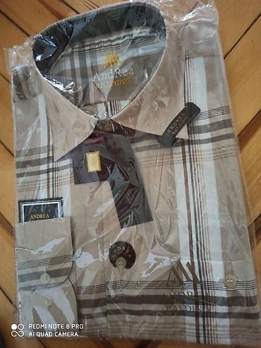 cins sortik kisi: Köynək, XL, rəng - Bej — 7
