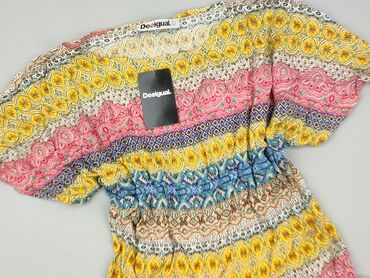 bluzki oversize krótki rękaw: Bluzka damska, Desigual, L