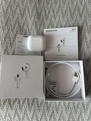 samsung nauşnik: Simsiz (Bluetooth) Qulaqcıqlar, Borofone, rəng - Ağ