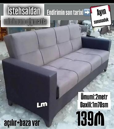 Sifarişlə mebel: Divan, Qonaq otağı üçün, Bazalı, Açılan — 1
