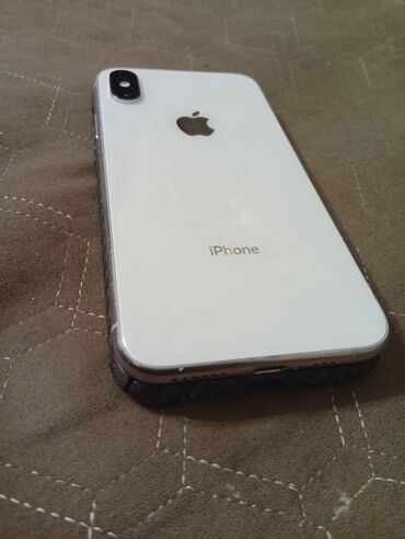 телефон буу: IPhone Xs, Жаңы, 64 ГБ, Ак, Каптама, 72 %
