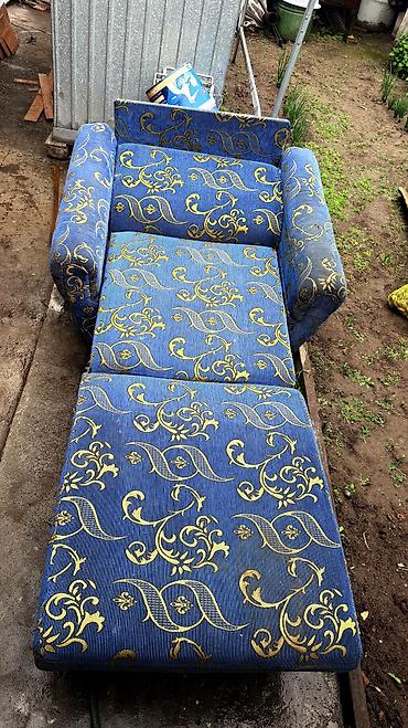 Кресла-кровати: Кресло-кровать, Б/у, Односпальный, Платная доставка, цвет - Синий — 2