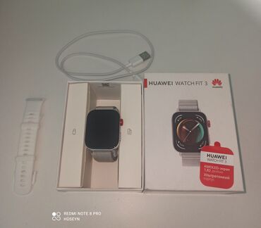 irshad telecom is saatlari: İşlənmiş, Smart saat, Huawei, Sensor ekran, rəng - Boz