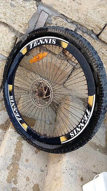 velosiped kameri: Velosiped təkər dəsti – ön və arxa - Ölçü: 26" - Arxa təkər: mavi — 3