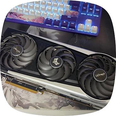 Видеокарта для ПК, Б/у, ЖК Sapphire, Radeon RX, 16 ГБ