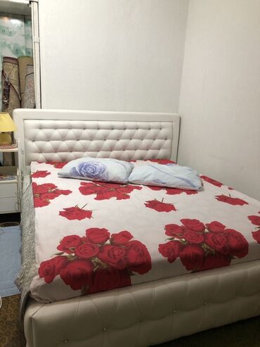 кровать на двоих: Двуспальная кровать, Новый, С матрасом, длина - 205 см