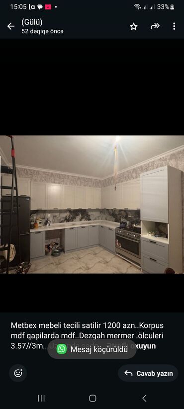 qoç ət lökbatan: Metbex mebeli tecili satilir 1200 azn. Korpus mdf qapilarda