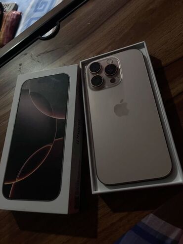 IPhone 16 Pro Max, 256 GB, Desert Titanium, Zəmanət
