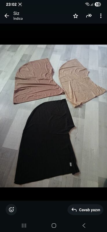 Hicab: Baw ortukleri boniler mayçni werfler cox munasib satilir.Catdirimamiz — 8