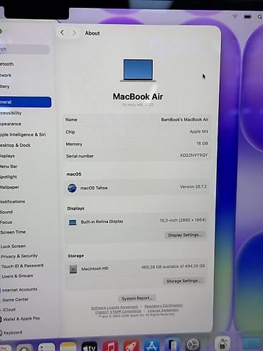 air 2020: Для программирования, Б/у, Apple M4, ОЗУ, RAM: 16 ГБ, В рассрочку — 3
