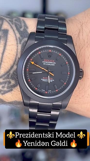 meta eynək: Rolex Oyster Perpetual Milgauss “Bamford” stilində qol saatı Rolex — 3