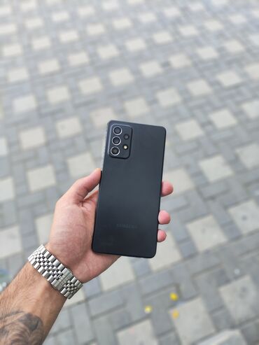 Samsung: Samsung Galaxy A52, 128 GB, rəng - Qara, Barmaq izi, Face ID