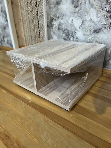 Sifarişlə ev mebeli: Kvadrat masa, Açılmayan, Təkərsiz, Teksturalı laminat, Zəmanətsiz — 2