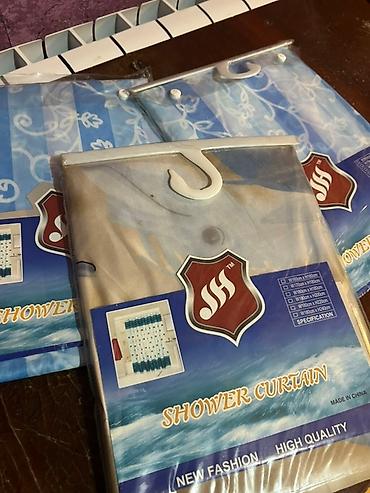 hamam destleri: Məhsul: Duş pərdəsi (SH Shower Curtain) - Material: suya davamlı — 1