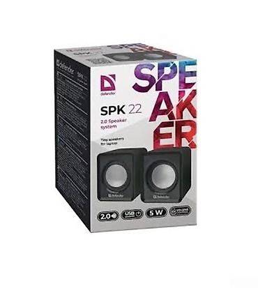 Elektronika: Defender	SPK 22 2.0 Speaker system, black, 5W, USB powered Bütün — 1