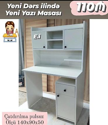 islenmis metbext mebeli: Yazı masası Yep yeni 110 azn rəng seçimi var çatdırılma var endirimli — 1