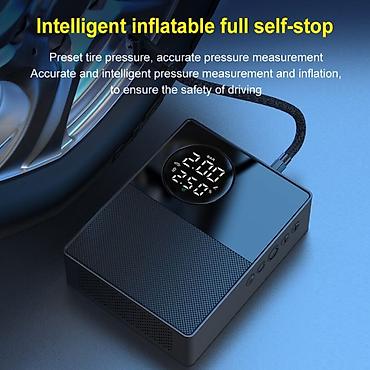 Инструменты для авто: Пуско-зарядное устройство для автомобиля + Компрессор + Повербанк — 12