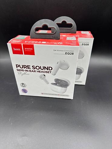 mi 4a: Наушники Hoco EQ28 Pure Sound (Semi-in‑Ear) - Тип: беспроводные TWS — 1