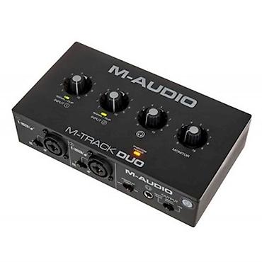 Səs kartları: №: 15083 Məhsulun adı: Səs kartı M-Audio M-Track Duo Brend: M-Audio — 1