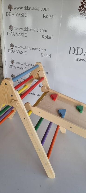 Ostali dečiji nameštaj: Penjalica za Decu komplet model 1 xxl model Ekskluzivne Ručno — 3