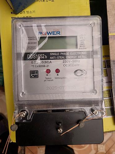su sayğacı: TURK POWER DDS1652b – təkfazalı elektron enerji sayğacı qaz ve su — 1