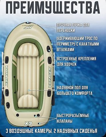 лодки цена: Надувная лодка Bestway Voyager X3 65164 Купить в Бишкеке — трёхместная — 2