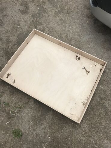 Digər ev dekoru: Taxta kontrplak qutu/çəkmə altlığı - Material: kontrplak (şalban