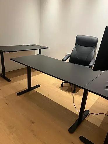 fejzbu: Elektro sto crni dim 140x70 cm Odlični, funkcionalni crni elektro — 3