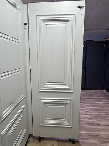 сад: Klassik dizaynlı iç qapı - Rəng: ağ (mat effektli) - Üslub — 1