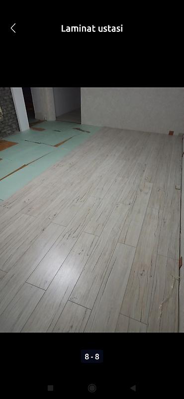 massiv parket: Laminat ustasi Her nov laminatlarin parketlerin vurulmasi Laga dikt — 7