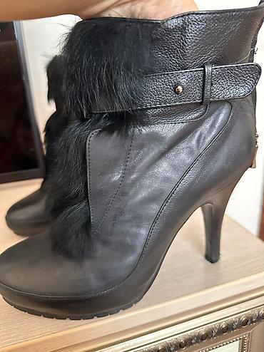 Ботинки и ботильоны: Ботинки, 39, Bravo Moda, Б/у, цвет - Черный, Самовывоз — 3