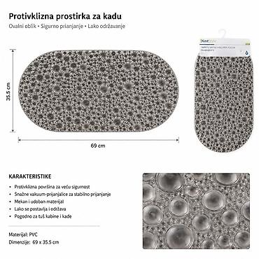 KMT Prozirna crna prostirka za kupanje na točkice 3280067 Providna na lalafo.rs KMT Prozirna crna prostirka za kupanje na točkice 3280067 Providna
