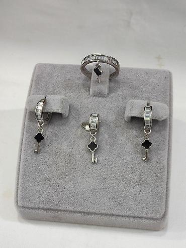 Серебряные наборы украшений: Серебряный Набор в стиле Ванклиф Серебро 925 пробы Дизайн Италия — 3