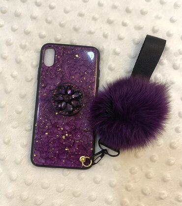iphone xs kabro: Yenidir ayfon xs max Iphone XS MAX ucun ponponlu kabro 6 azn