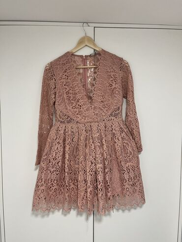 Dresses: Asos M (EU 38), color - Pink, Evening, Long sleeves