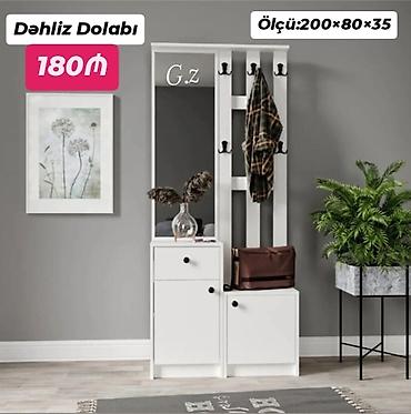 Dəhliz dolabları: Dəhliz dolabı – ölçü: 200×80×35 sm - Funksional dizayn: asılqanlı — 1