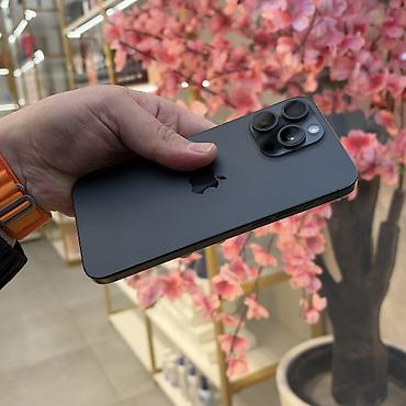 Apple iPhone: IPhone 15 Pro Max, Б/у, 256 ГБ, Black Titanium, Чехол, 85 % — 6