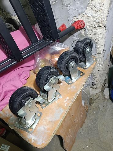offroad tekerler: Sənaye tipli təkər dəsti - 4 ədəd döner platformalı təkər - 2 — 1
