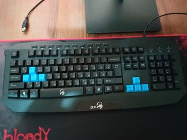 купить клавиатуру и мышку для телефона: Игровая клавиатура от Genius Gx gaming "Scorpion K215" •имеет
