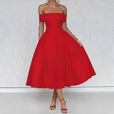 haljinice na bretele: Elegantna midi haljina bez bretela
3000din
S M L — 2