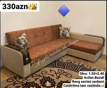 kunc mebeli: Künc divan, Yeni, Açılan, Bazalı, Şəhərdaxili pulsuz çatdırılma — 1