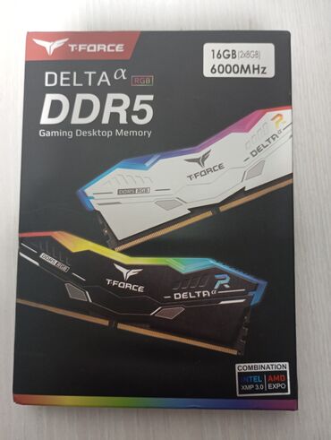 Оперативная память (RAM): Оперативная память, Новый, T-Force, 16 ГБ, DDR5, 6000 МГц, Для ПК