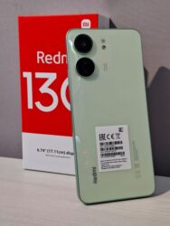 телефоны до 15000 сом: Redmi, Redmi 13C, Жаңы, 256 ГБ, түсү - Жашыл, 2 SIM