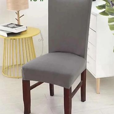 Prekrivači za nameštaj: Elastične navlake za stolice – različiti moderni dezeni - Materijal — 5