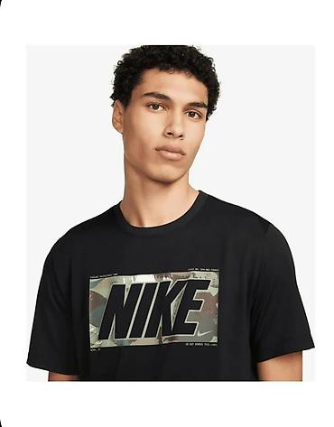 leopard 5: Мужская футболка, S, Nike, Новый, цвет - Черный, Платная доставка — 2