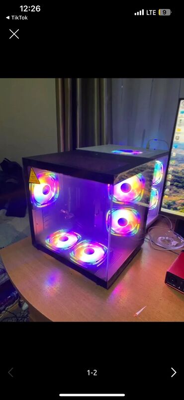 комплекты: ПК корпусу, Жаңы, Micro-ATX, түсү - Кара