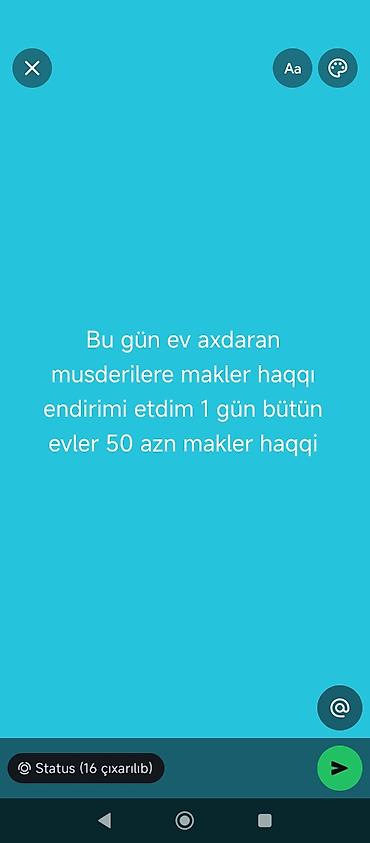 gənclikdə is elanlari: Ev axtaran müştərilər üçün makler xidməti təqdim olunur. Elanda — 1