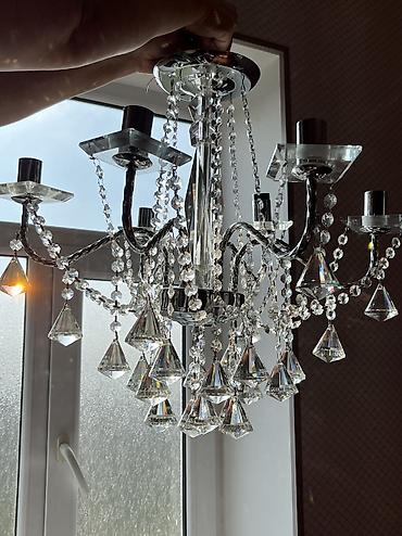 cilcıraq satışı: Çılçıraq, 6 lampa, Xrustal — 1